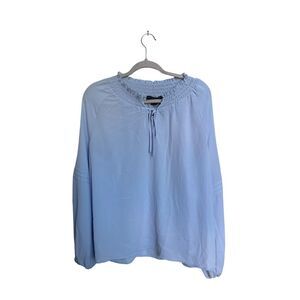 Social Standard by Sanctuary Tallie Long‎ Sleeve Peasant Top (Seaspray, XL)